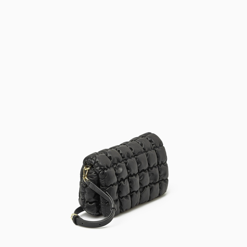 商品cos|COS 女士黑色皮革斜挎包,价格¥1329,第2张图片详细描述