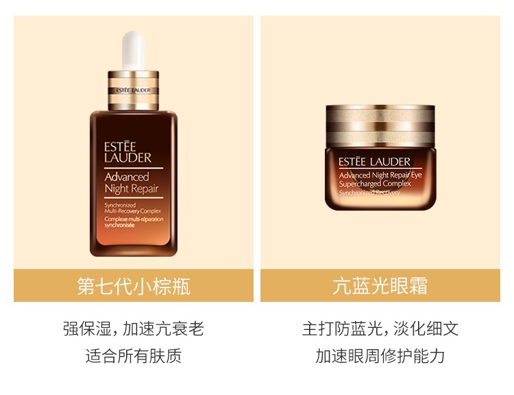 商品Estée Lauder|ESTĒE LAUDER/雅诗兰黛 特润精华抗蓝光眼霜两件套(七代精华50ml+抗蓝光眼霜15ml),价格¥991,第4张图片详细描述