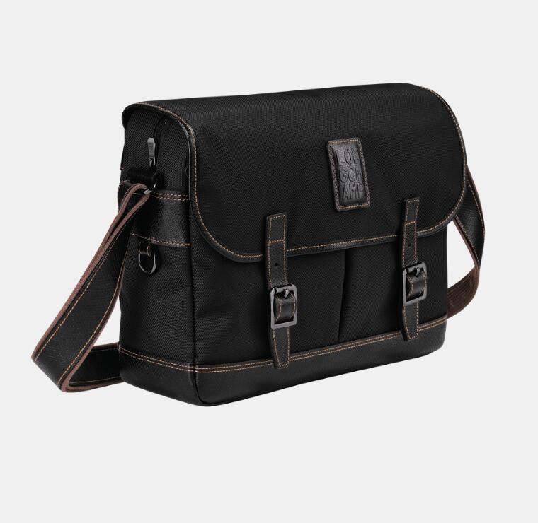 商品[国内直发] Longchamp|【10月8号左右发货】珑骧帆布配皮翻盖开合斜挎单肩包男款,价格¥2817,第2张图片详细描述