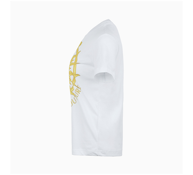 商品Versace|VERSACE JEANS 女白色短袖T恤 72HAHF10-CJ00F-G03,价格¥909,第8张图片详细描述