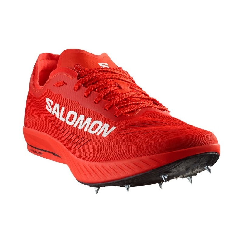 商品Salomon|Salomon萨洛蒙 S/LAB STRATOS系列男女通用火红色织物跑鞋,价格¥1468,第5张图片详细描述