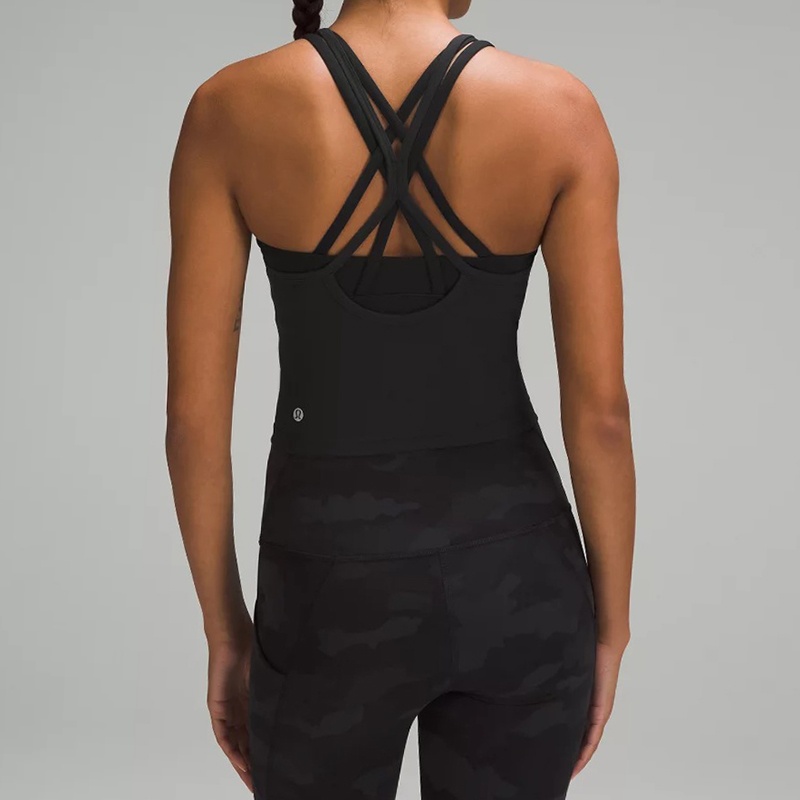 商品Lululemon|露露乐蒙 女尼龙修身交叉吊带运动背心（三色可选）,价格¥678,第7张图片详细描述