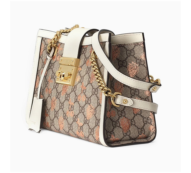 商品[国内直发] Gucci|GUCCI 拼色女士托特包 498156-UM6AG-8295,价格¥12430,第5张图片详细描述