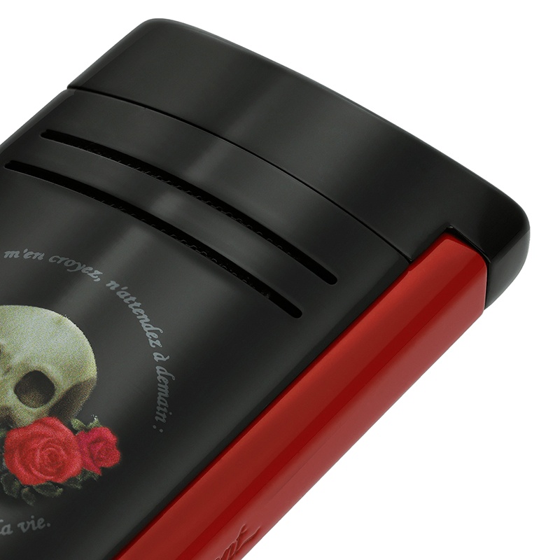 商品S.T. Dupont|S.T.Dupont都彭 男女通用黑色金属Memento Mori 打火机,价格¥1029,第4张图片详细描述