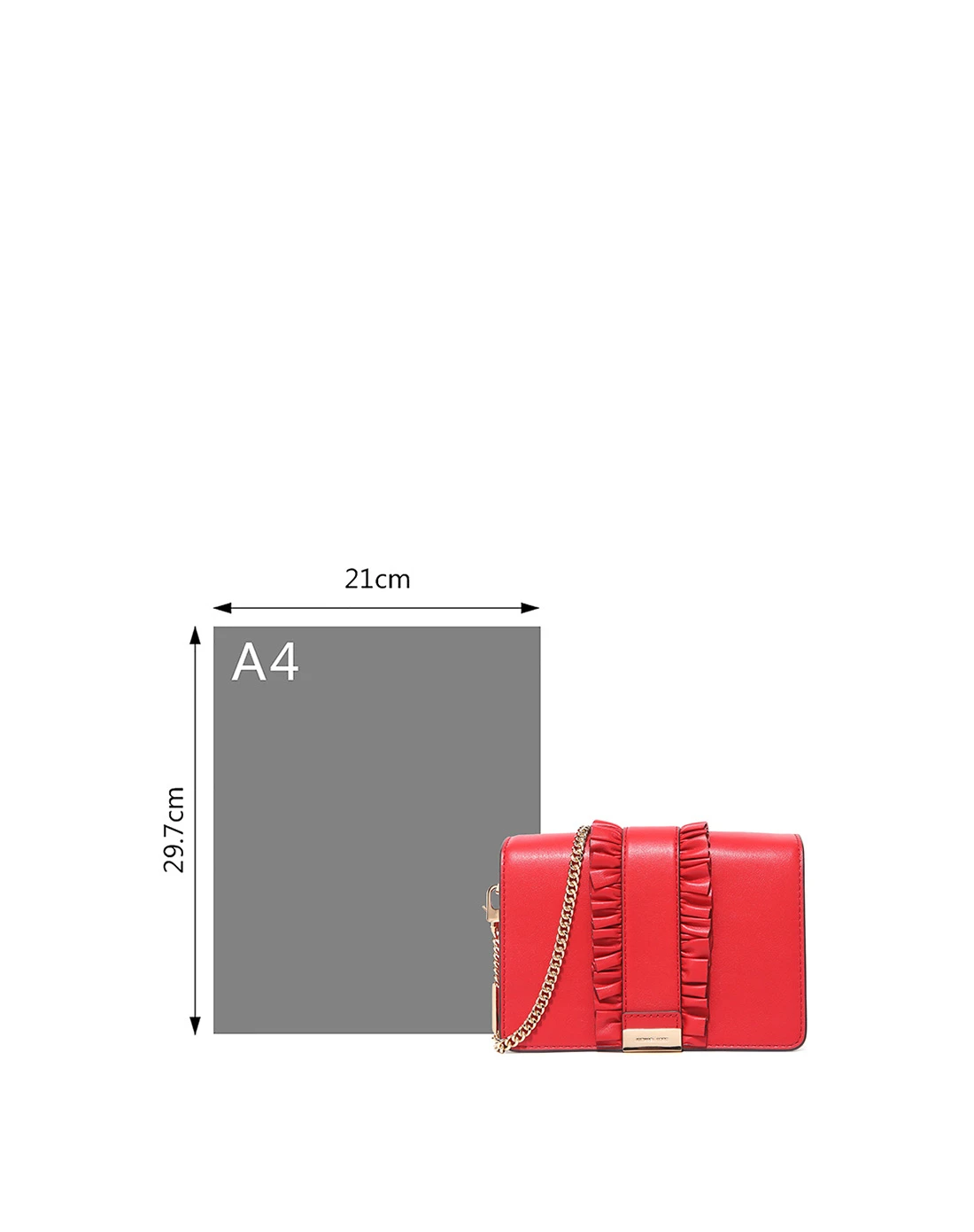商品Michael Kors|MICHAEL KORS 红色女士斜挎包 30H7GJ4C6L-brightred,价格¥1129,第12张图片详细描述