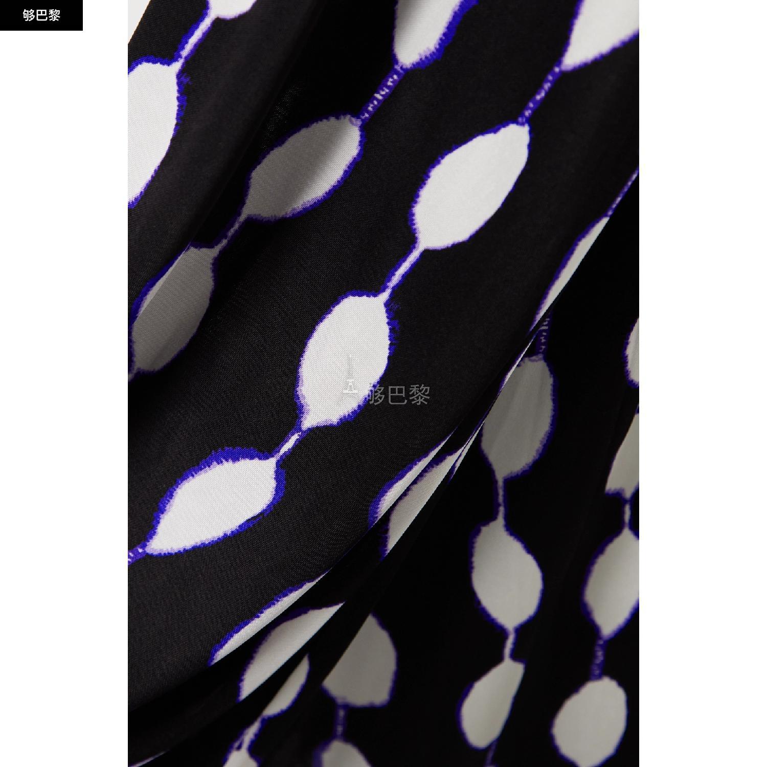 商品Diane von Furstenberg|包邮包税【预售7天发货】 DIANE VON FURSTENBERG 23秋冬 女士 连衣裙 Kiera 单肩印花平纹布超长连衣裙 1647597309114104 DVFDS2R031SBDLB ,价格¥5381,第7张图片详细描述