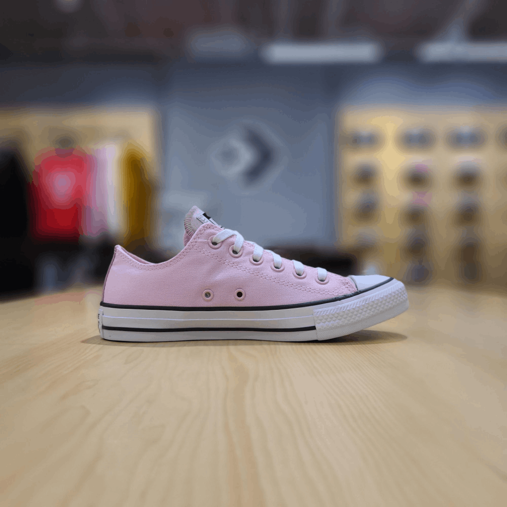 商品Converse|【韩国直邮|包邮包税】匡威 CHUNK TAYLOR ALL STAR ANODIESED 金属 PINK FOAM 低腰 帆布鞋 CTAS OX PINK FOAM/DIGITAL BLUE/WHITE 570288C,价格¥544,第1张图片详细描述