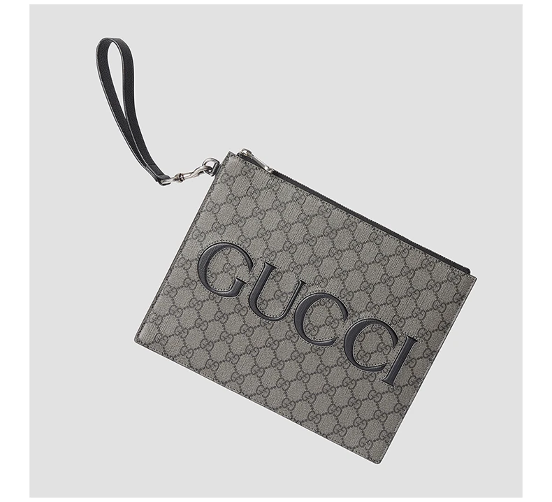 商品[国内直发] Gucci|GUCCI 棕色男士手拿包 768374-FACSM-1249,价格¥9531,第6张图片详细描述