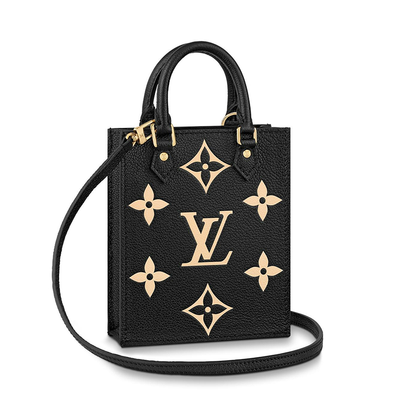 商品Louis Vuitton|预售十天 Louis Vuitton/路易威登 22春夏新款PLAT系列 女士黑色/米色老花双色压纹粒面牛皮金扣配可拆卸肩带单肩斜跨手提琴谱包M57937,价格¥13157,第2张图片详细描述