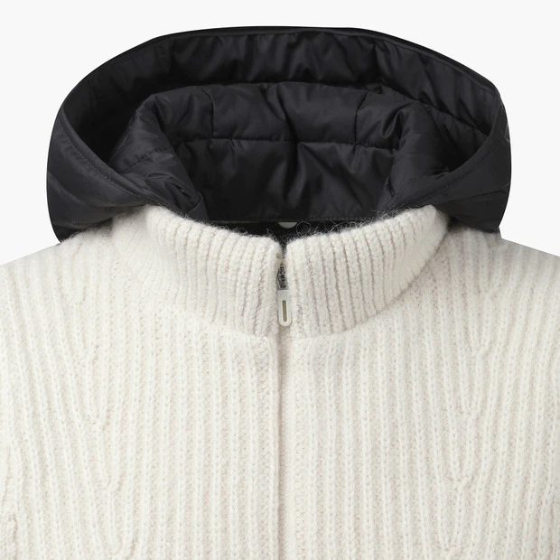 商品【预售商品15天发货】 DESCENTE|高球系列女性针织混合羽绒背心时尚保暖 DO42WFDVO4-IVYG,价格¥1596,第11张图片详细描述