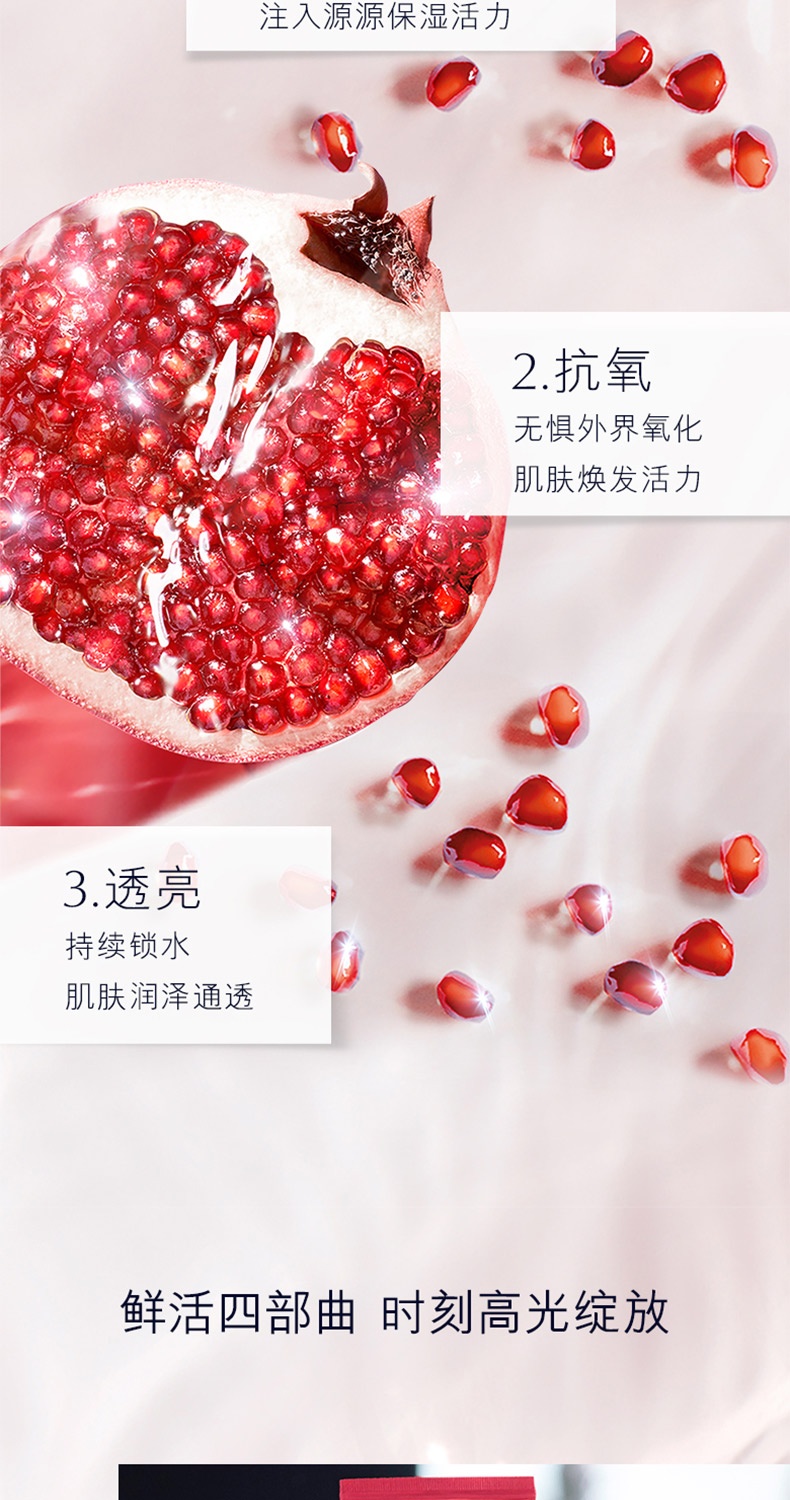 商品[国内直发] Estée Lauder|雅诗兰黛 红石榴护肤套装水+洁面+面霜 秋冬保湿,价格¥585,第2张图片详细描述