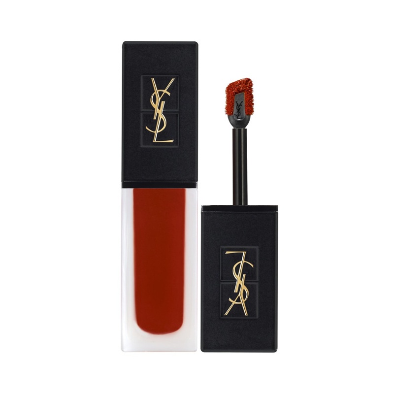 商品Yves Saint Laurent|YSL圣罗兰新款黑管丝绒哑光唇釉唇彩6ml,价格¥236,第2张图片详细描述