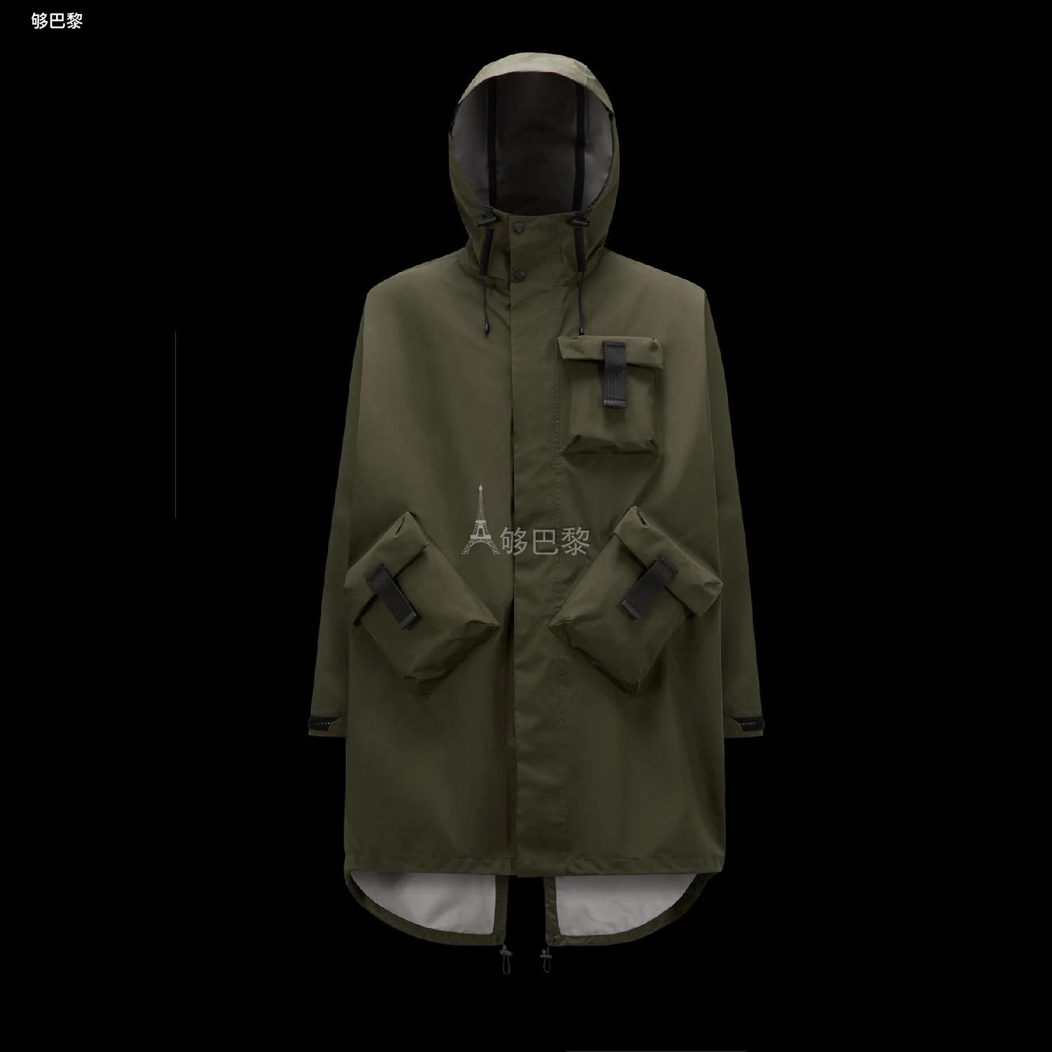 商品Moncler|【预售】 MONCLER盟可睐 24秋冬 男士 大衣 Menger男女款派克大衣 I209D1C00001M3222833,价格¥13440,第2张图片详细描述