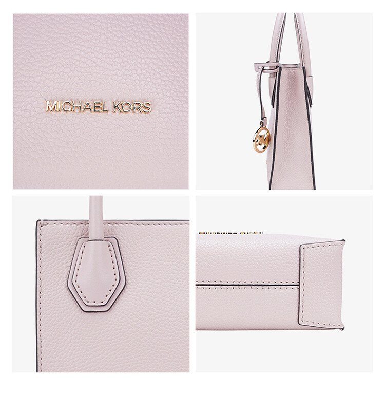 商品Michael Kors|Michael Kors 奥莱款女士皮质单肩手提包35S1GM9T0L-POWER-BLUSH送礼好物,价格¥870,第8张图片详细描述