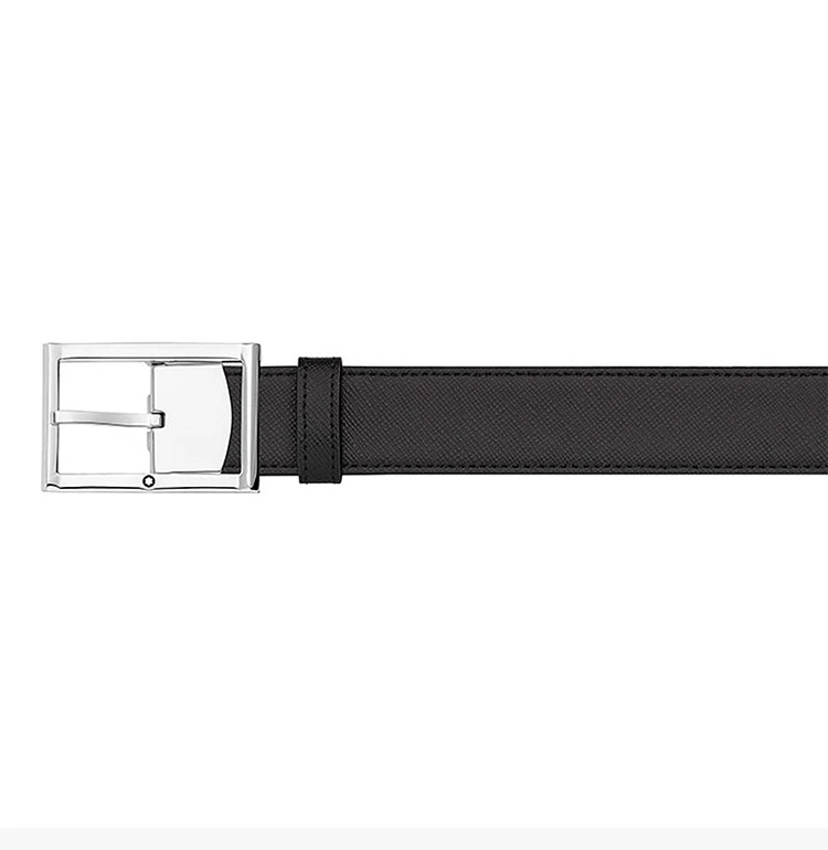 商品MontBlanc|Mont Blanc 万宝龙 男士黑色小牛皮腰带 116707,价格¥1626,第6张图片详细描述