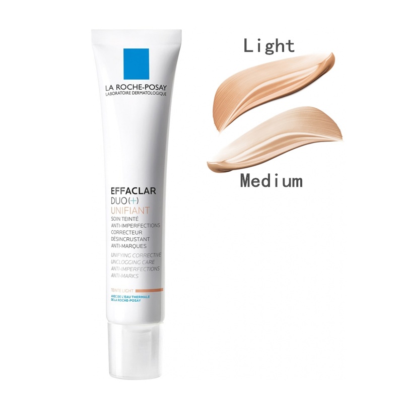 商品La Roche Posay|理肤泉 青春痘素颜调理精华乳40mlDUO乳(乳液霜面清痘精华 控油） LIGHT自然色,价格¥168,第3张图片详细描述