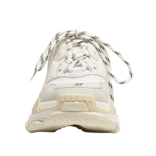 商品Balenciaga|Balenciaga/巴黎世家 2021年新款 Triple S系列 女士白色双重泡沫和网布运动鞋524036W2CA19000,价格¥6845,第7张图片详细描述