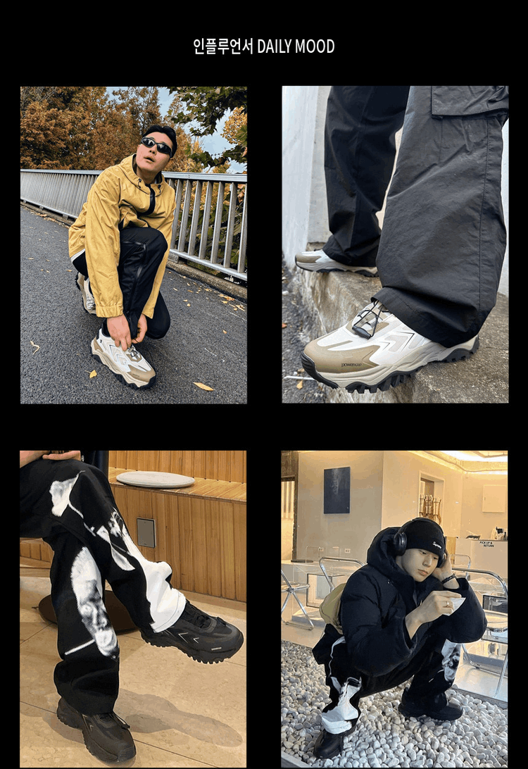 商品DESCENTE|【Brilliant|包邮包税】简约设计运动鞋舒适休闲百搭款SO423LCRO4-KHWH,价格¥627,第3张图片详细描述