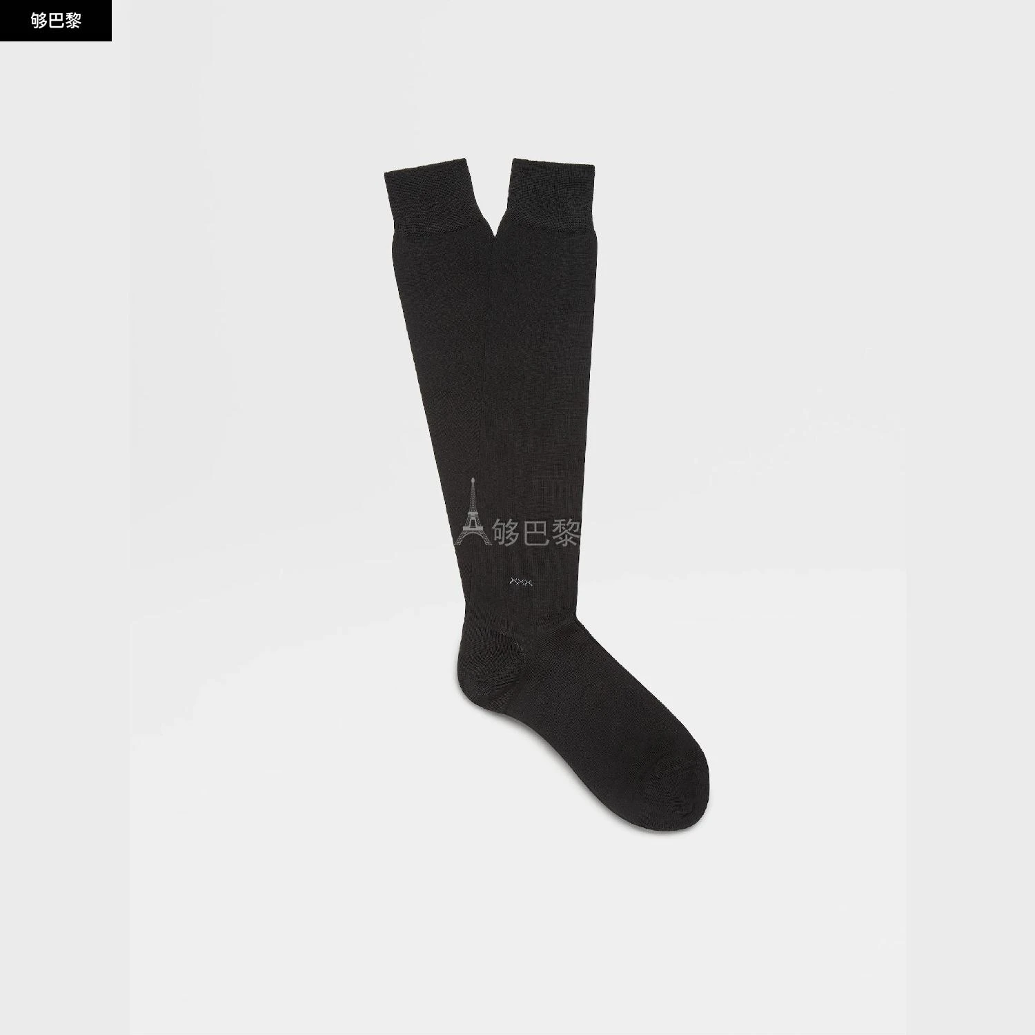 商品Zegna|包邮包税【预售7天发货】 ZEGNA杰尼亚 23秋冬 男士 袜子 Black Everyday Triple X Mid Calf Socks N5V40-526-001,价格¥512,第3张图片详细描述