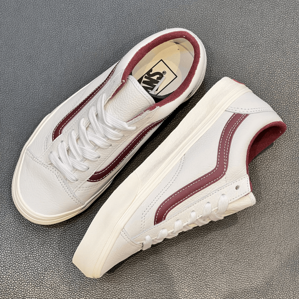 商品Vans|【韩国直邮|包邮包税】万斯[VANS] Style 36 # VINTAGE SPORT # 男女共用 运动鞋 # tawny port/true white (VN0A54F676N),价格¥531,第3张图片详细描述