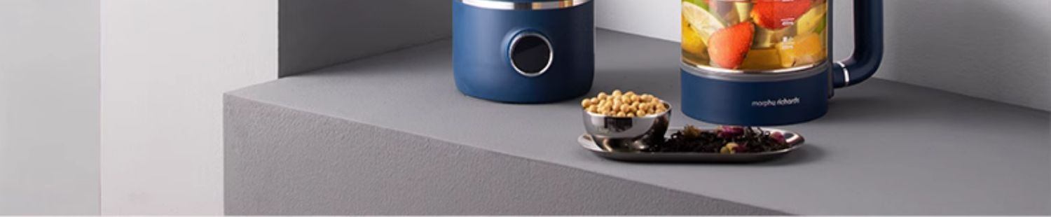 商品[国内直发] Morphy Richards|破壁机家用养生壶轻音小型榨汁机双杯全自动料理机加热豆浆机MR8200,价格¥398,第18张图片详细描述