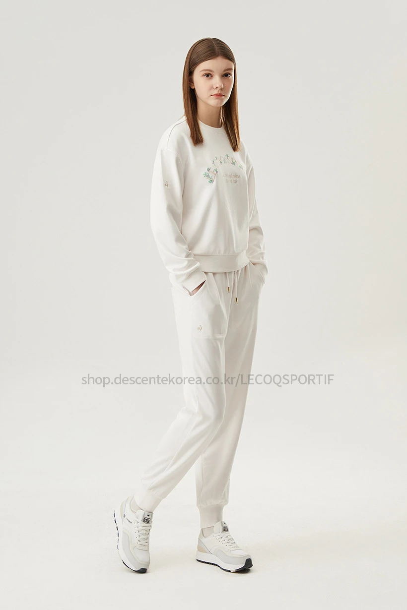 商品【预售商品15天发货】 LE COQ SPORTIF|女性双层紧身运动休闲裤时尚运动 QP122OFP12-BLK0,价格¥344,第15张图片详细描述