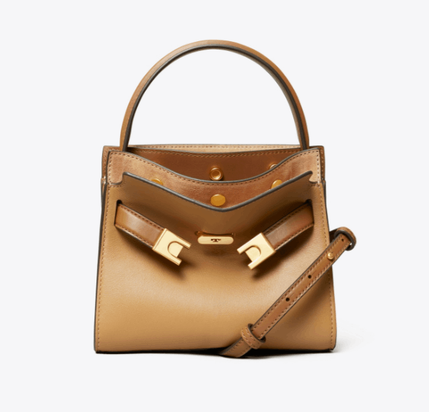 商品[国内直发] Tory Burch|TORY BURCH汤里柏琦 女士提拉米苏色牛皮革迷你手提单肩斜挎包77257-227,价格¥4133,第1张图片详细描述