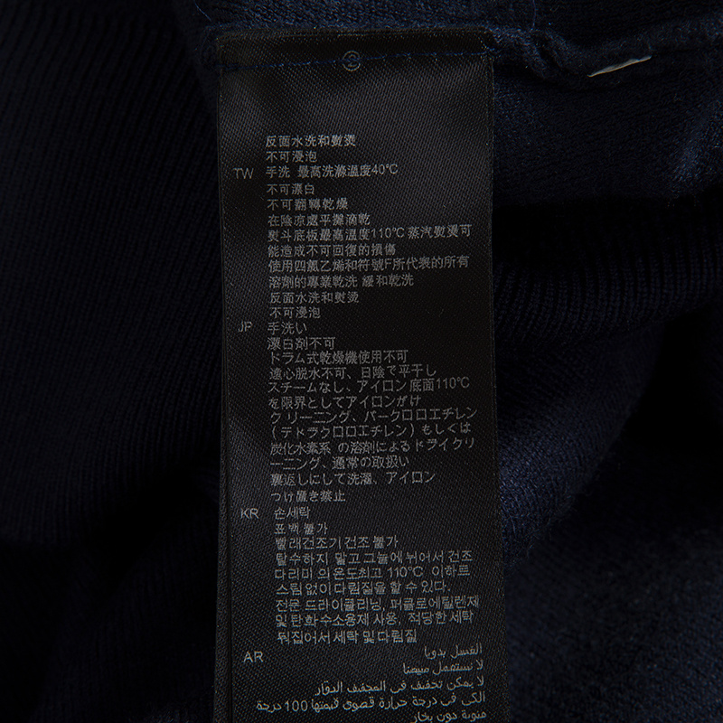 商品[国内直发] Sandro|SANDRO 女士深蓝色针织毛衣 R130050P-BLUE,价格¥359,第3张图片详细描述