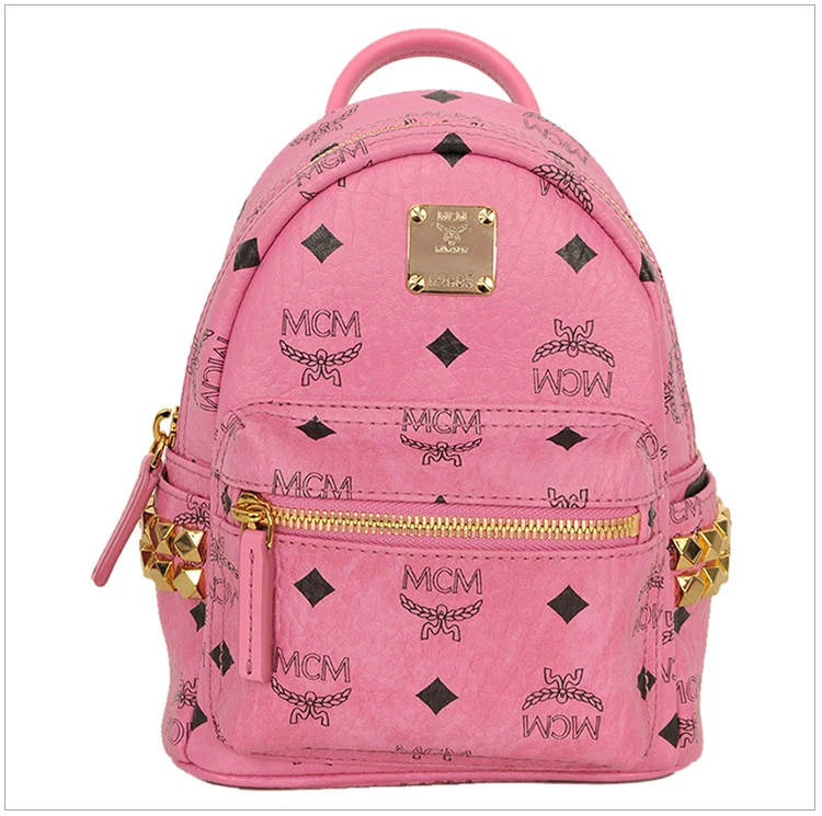 商品MCM|MCM 超迷你双肩包粉色 MMK6SVE92PK,价格¥3941,第4张图片详细描述