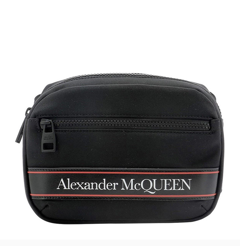 商品Alexander McQueen|ALEXANDER MCQUEEN 黑色男士腰包 625512-HV2AB-1083,价格¥2306,第6张图片详细描述