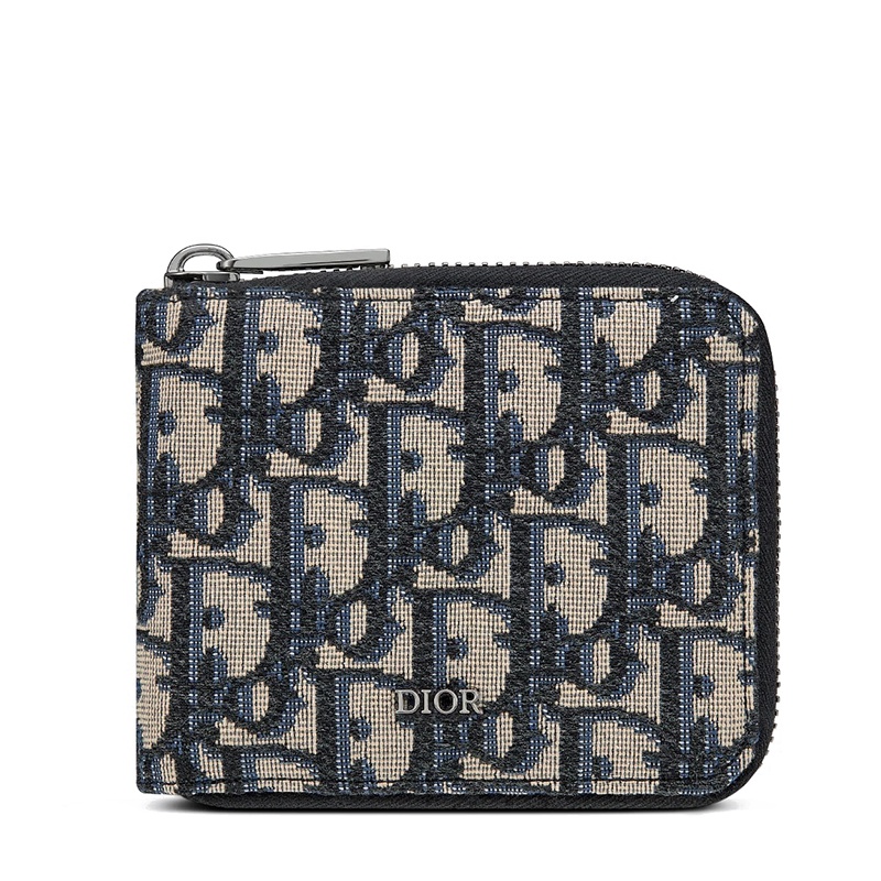 商品Dior|DIOR/迪奥 秋冬新款 男士老花帆布拉链钱包2ESBC092YSE_H05E,价格¥4472,第2张图片详细描述
