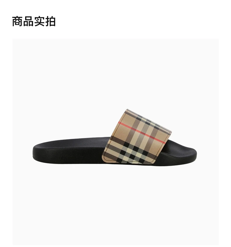 商品Burberry|BURBERRY 米色男士露趾拖鞋 8023965,价格¥1712,第4张图片详细描述
