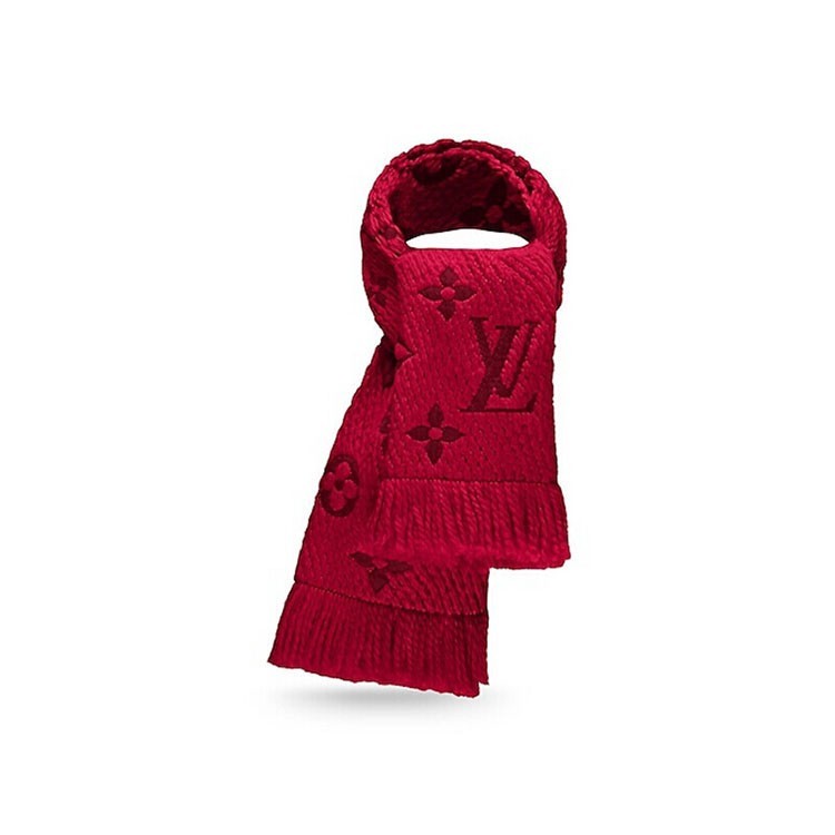 商品Louis Vuitton|Louis Vuitton 路易威登 女士羊毛围巾 红宝石色M72432,价格¥4407,第5张图片详细描述