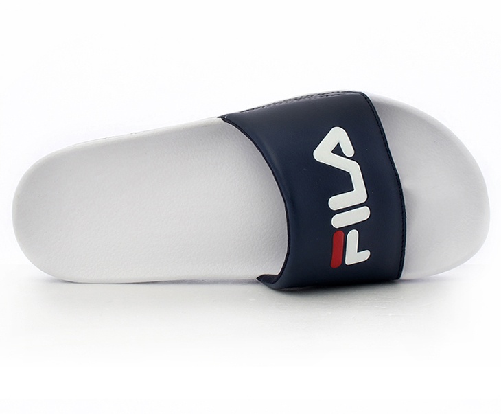 商品Fila|【享贝家FILA 斐乐拖鞋运动款 白蓝色FS1SLB1003XWNV,价格¥150,第7张图片详细描述