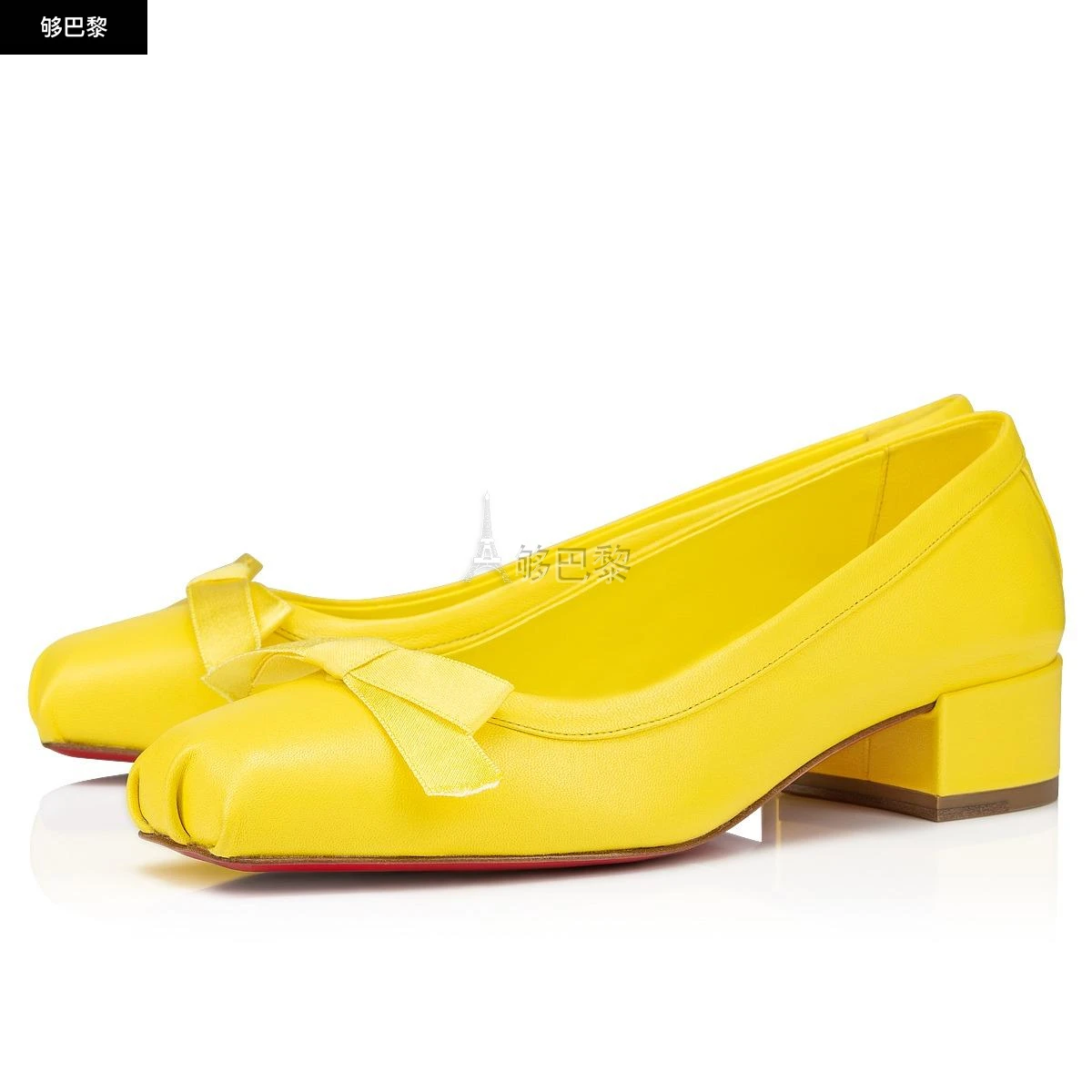 商品Christian Louboutin|【预售】 CL红底鞋 24秋冬 女士 中跟鞋 Mamaflirt 1240204y385,价格¥6115,第4张图片详细描述