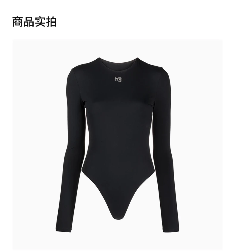 商品Alexander Wang|ALEXANDER WANG 黑色女士T恤 4CC3217032-001,价格¥1539,第6张图片详细描述