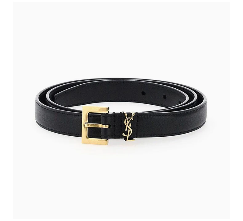 商品Yves Saint Laurent|YSL 黑色女士腰带 554465-BOO0W-1000 宽2cm,价格¥2677,第6张图片详细描述