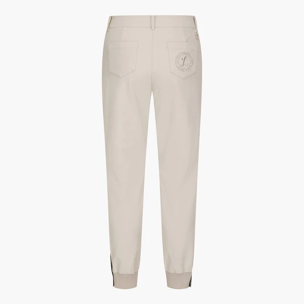 商品【预售商品15天发货】 LE COQ SPORTIF|高尔夫系列女性下摆设计 jogger 裤展现时尚气息 GO312LPT92-BEGE,价格¥725,第13张图片详细描述