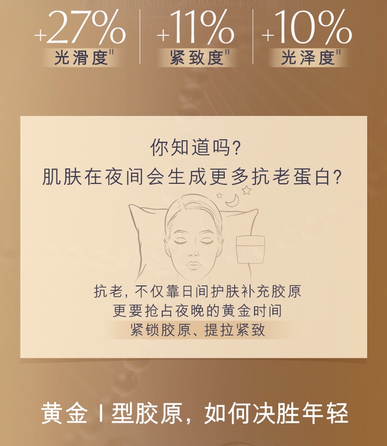 商品【原封正品】 Estée Lauder|雅诗兰黛 胶原霜 补水保湿 淡纹抗老收缩毛孔 面霜/晚霜15ml,价格¥187,第11张图片详细描述