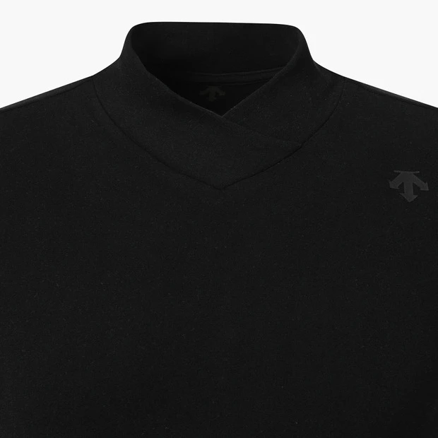 商品【预售商品15天发货】 DESCENTE|高尔夫系列女性领口配色细节长袖T恤展现时尚 DO32WFTL93-BLKG,价格¥959,第10张图片详细描述