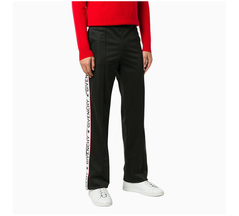商品[国内直发] Givenchy|Givenchy 纪梵希 黑色男士休闲裤 BM501H300B-001,价格¥5568,第5张图片详细描述