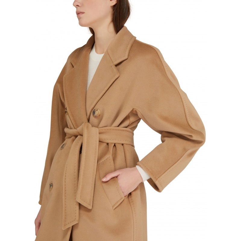 商品Max Mara|麦丝玛拉 女士驼色羊毛女士大衣101801 MAX353T5BE1（三色可选）,价格¥18768,第5张图片详细描述