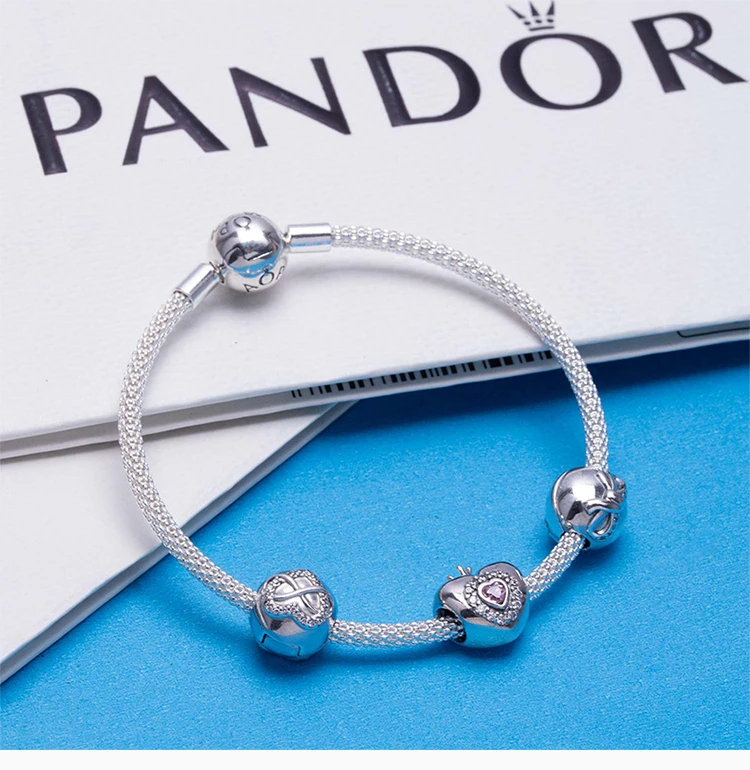 商品[国内直发] PANDORA|PANDORA 粉色女士手镯 PAND00096,价格¥565,第5张图片详细描述