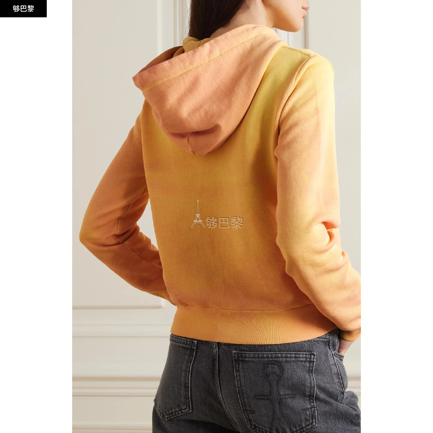 商品Acne Studios|【预售】 24秋冬 女士 卫衣 印花热敏有机纯棉平纹布帽衫 1647597286239002 CI0121-CNK ,价格¥2555,第6张图片详细描述