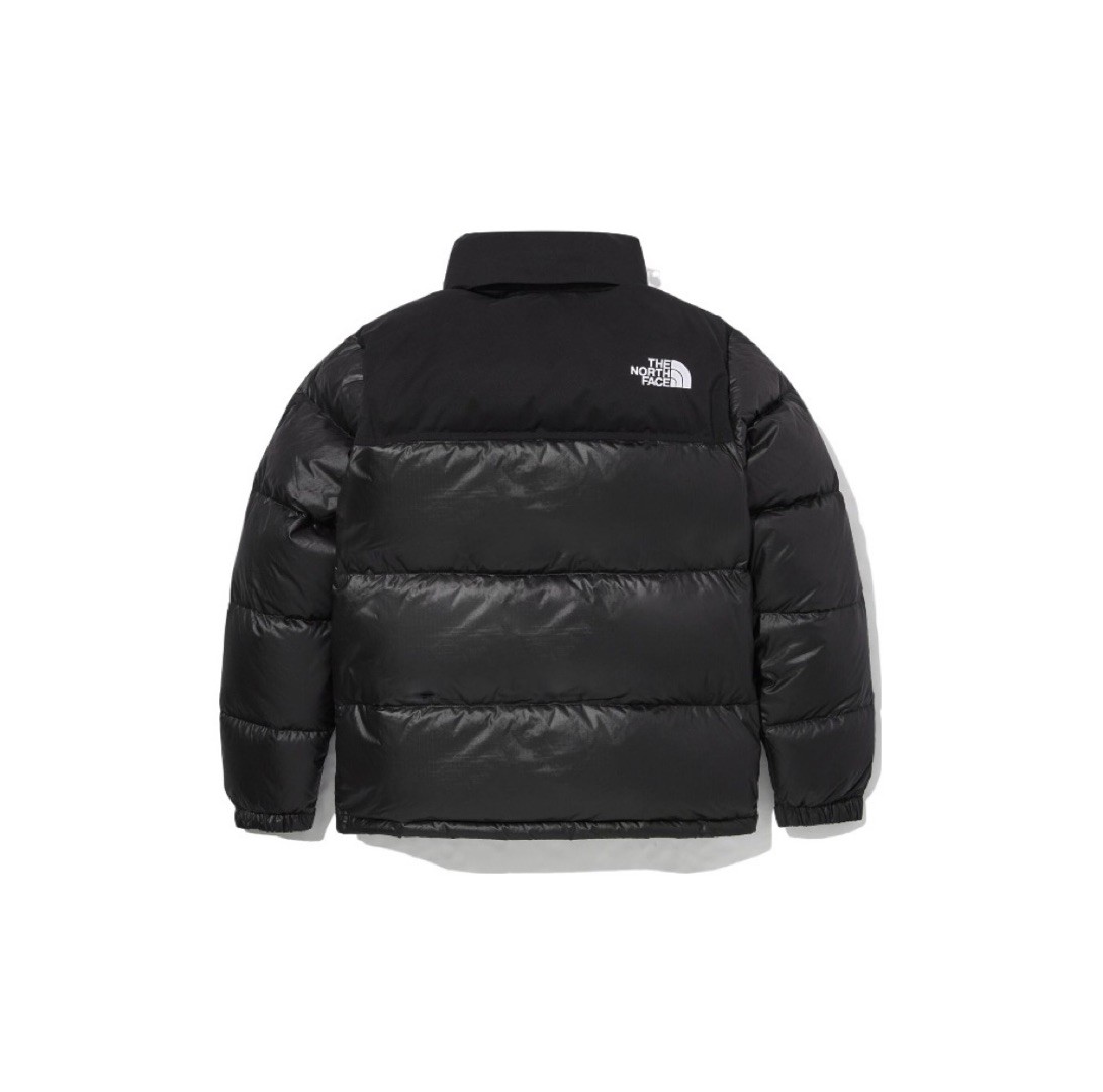 商品The North Face|【享贝家】（预售）THE NORTH FACE Logo刺绣拉链立领羽绒服 韩版冬季 情侣款 男女同款 黑色 NJ1DN50J-BLK,价格¥1458,第2张图片详细描述