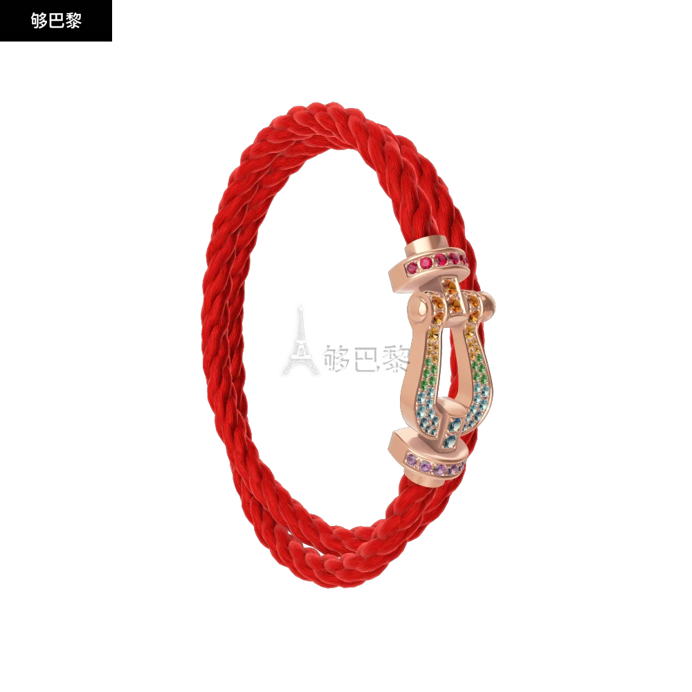 商品Fred|包邮包税【预售7天发货】 FRED 24春夏 男士 手镯 FORCE 10 BRACELET 0B0169-6B0264,价格¥55566,第5张图片详细描述