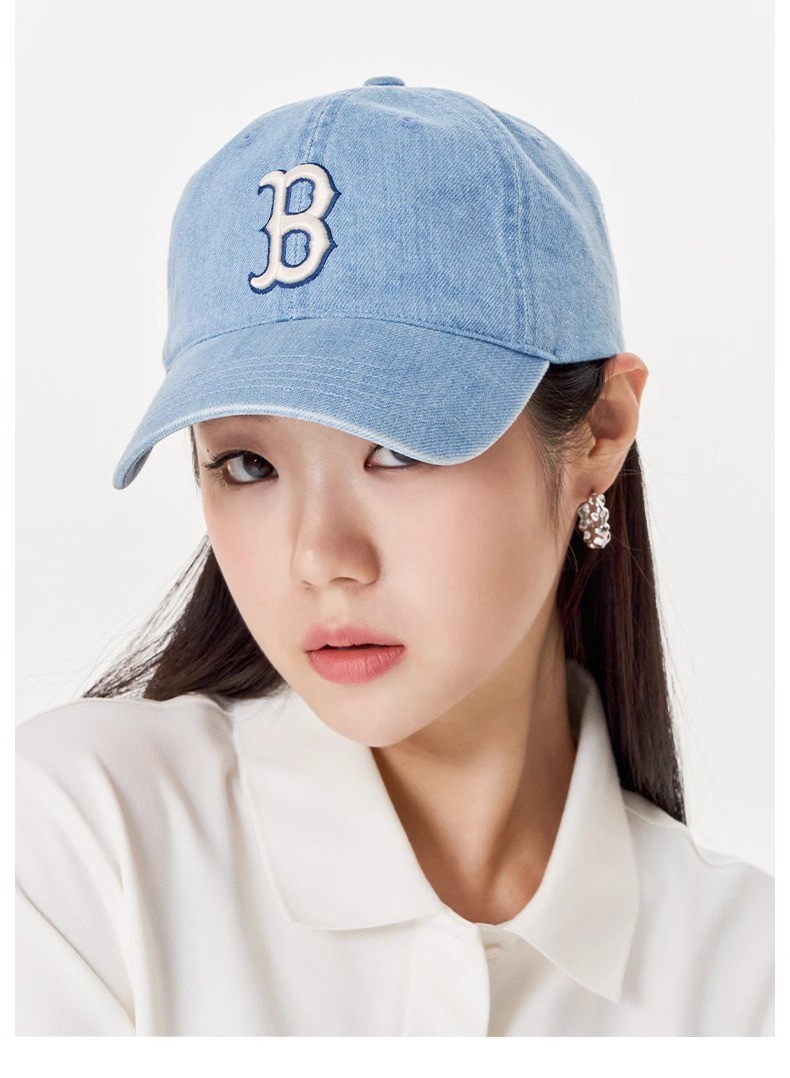 商品MLB|MLB官方男女情侣复古丹宁棒球帽软顶遮阳时尚潮秋冬CPD01,价格¥334,第8张图片详细描述