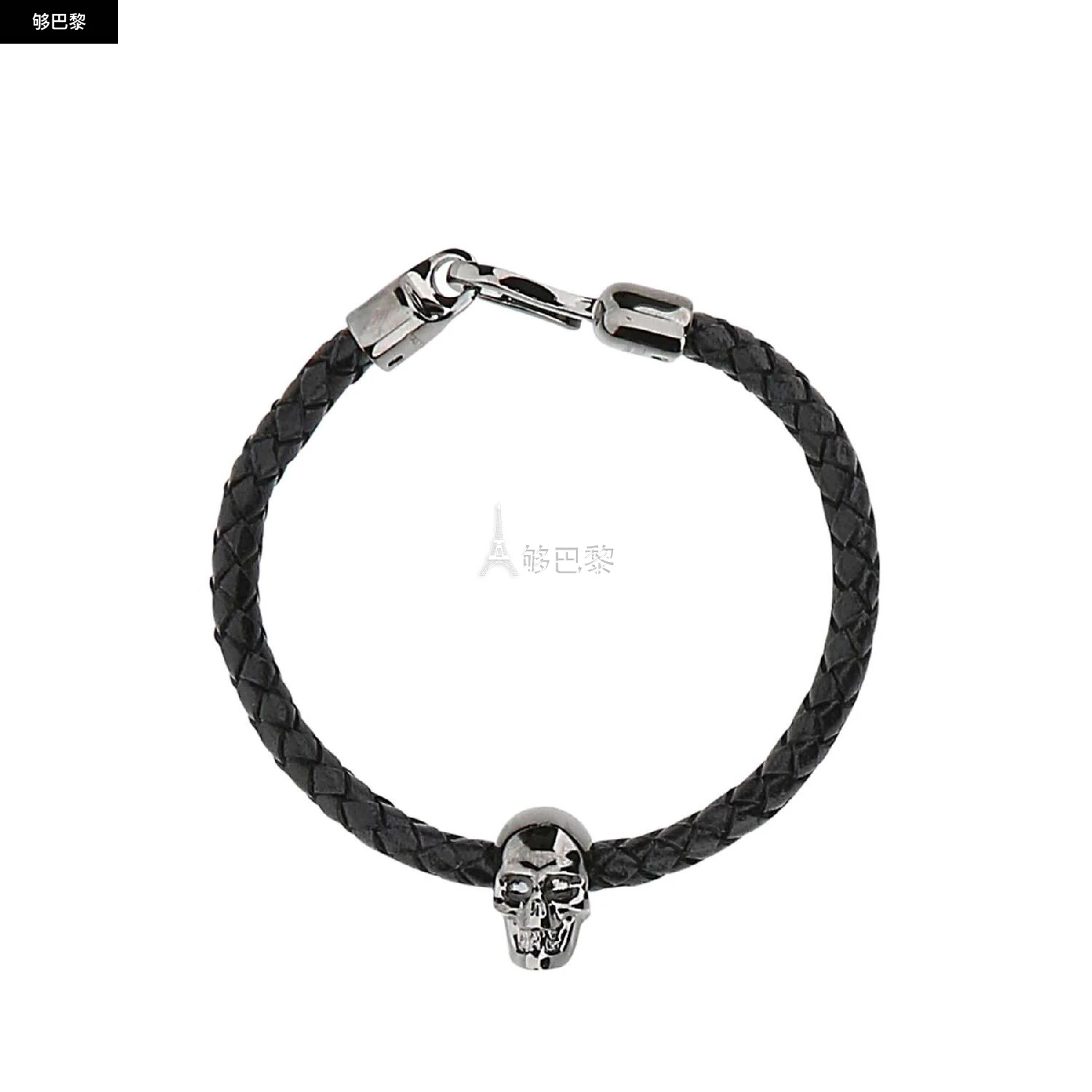 商品Alexander McQueen|【特惠8.8折】包邮包税【预售7天发货】 ALEXANDER MCQUEEN 经典款 男士 手�镯 手链手镯 1075244 554602J16KB1000 ,价格¥1742,第5张图片详细描述