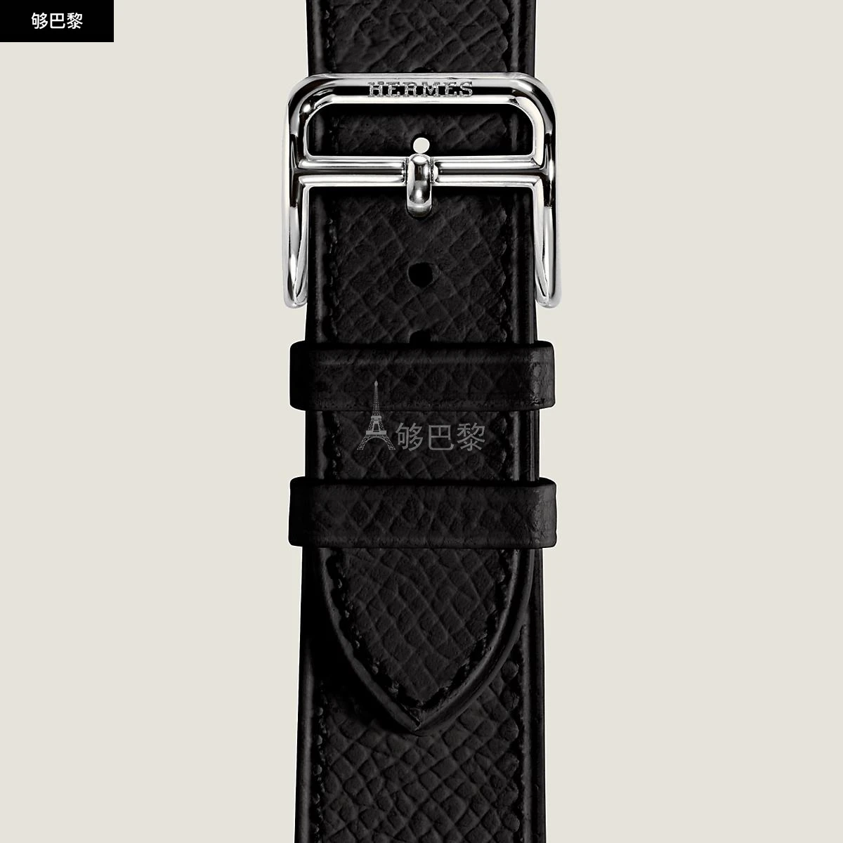 商品Hermes|【预售】 爱马仕 24秋冬 女士 手表带 Bracelet pour Cape Cod Grand modèle 37 mm, simple tour WKB0080WK89090,价格¥3173,第3张图片详细描述