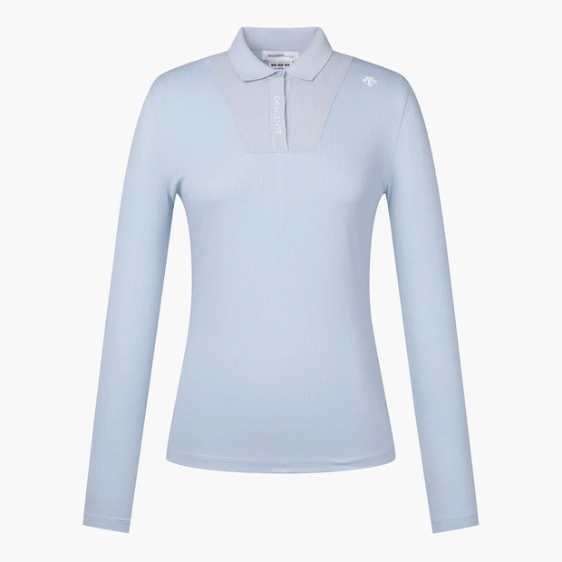 商品【预售商品15天发货】 DESCENTE|高球系列女性高性能混合长袖T恤适合多种场合穿着 DP12WFTL23-LBLG,价格¥893,第12张图片详细描述